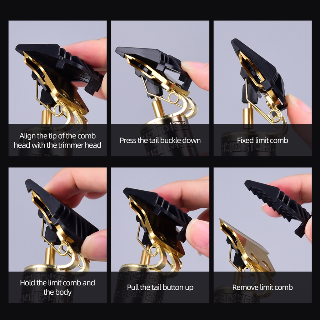 Tông đơ điện CkeyiN RC510 dùng cắt tóc cạo râu tiện dụng