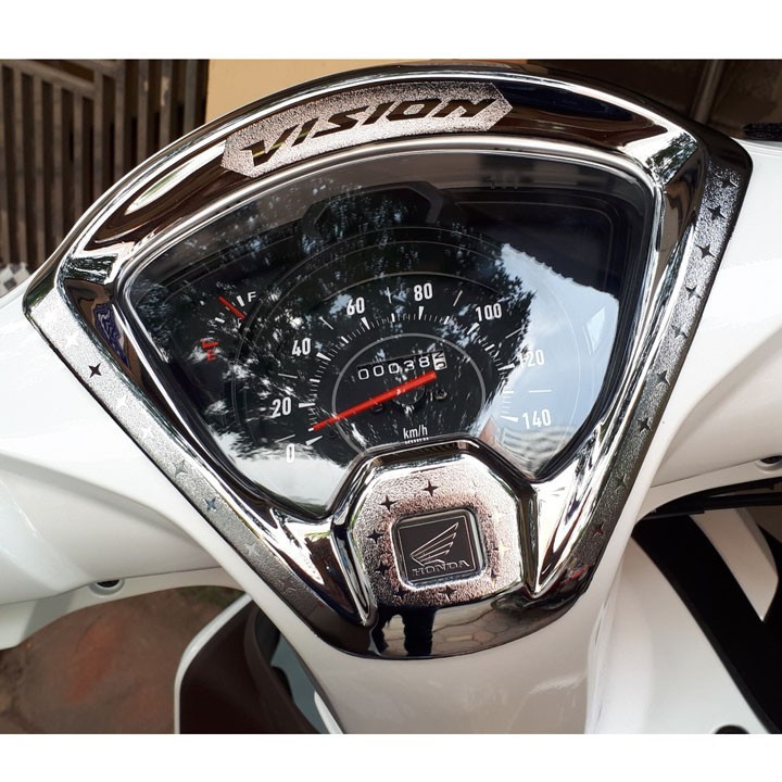 Ốp trang trí xe Vision 2014 đến 2020 - đèn hậu và mặt đồng hồ