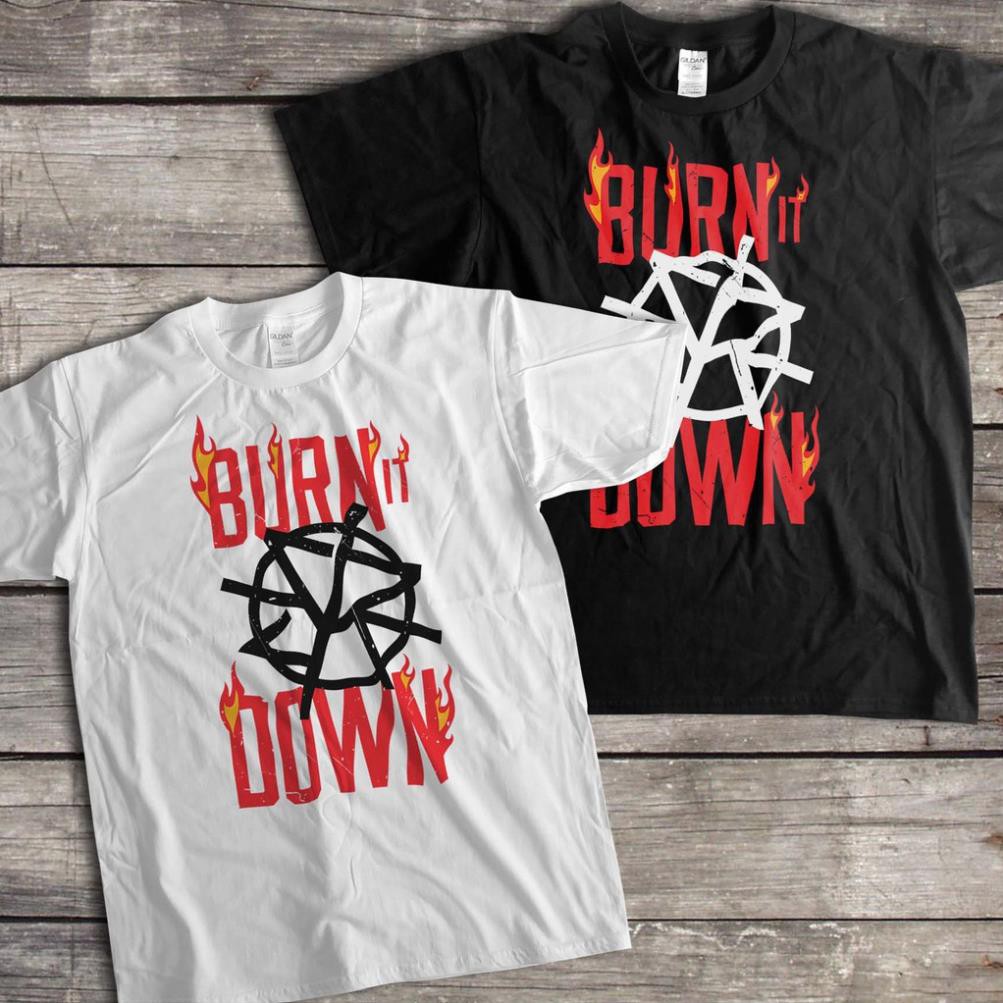 Áo Thun WWE Seth Rollins "Burn It Down"