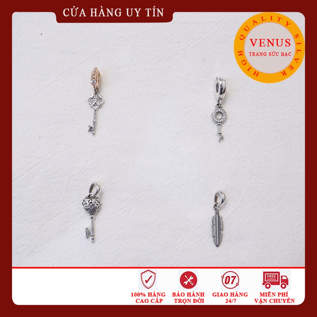 [Charm bạc 925 cao cấp] Charm treo chiếc chìa khóa- Mã sản phẩm VENUST17