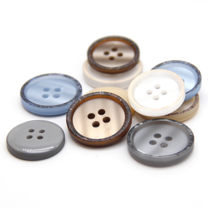 Nút Áo Khoác Bằng Nhựa Resin Thời Trang 15/18/20/23/25mm Dành Cho Nam