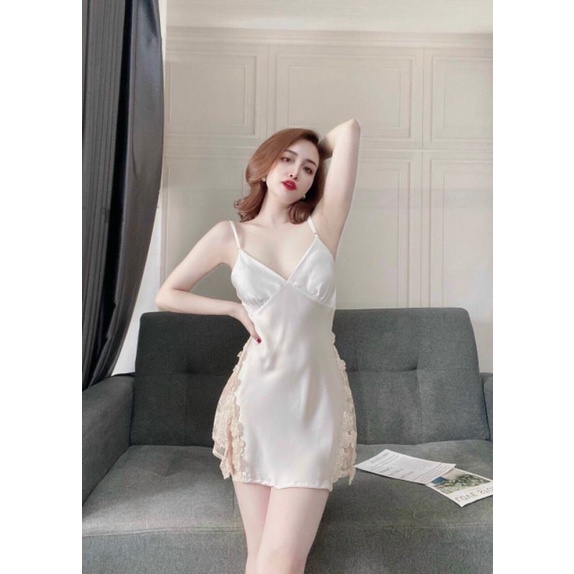 Bộ đồ ngủ sexy, đầm ngủ ren siêu gợi cảm, kèm quần