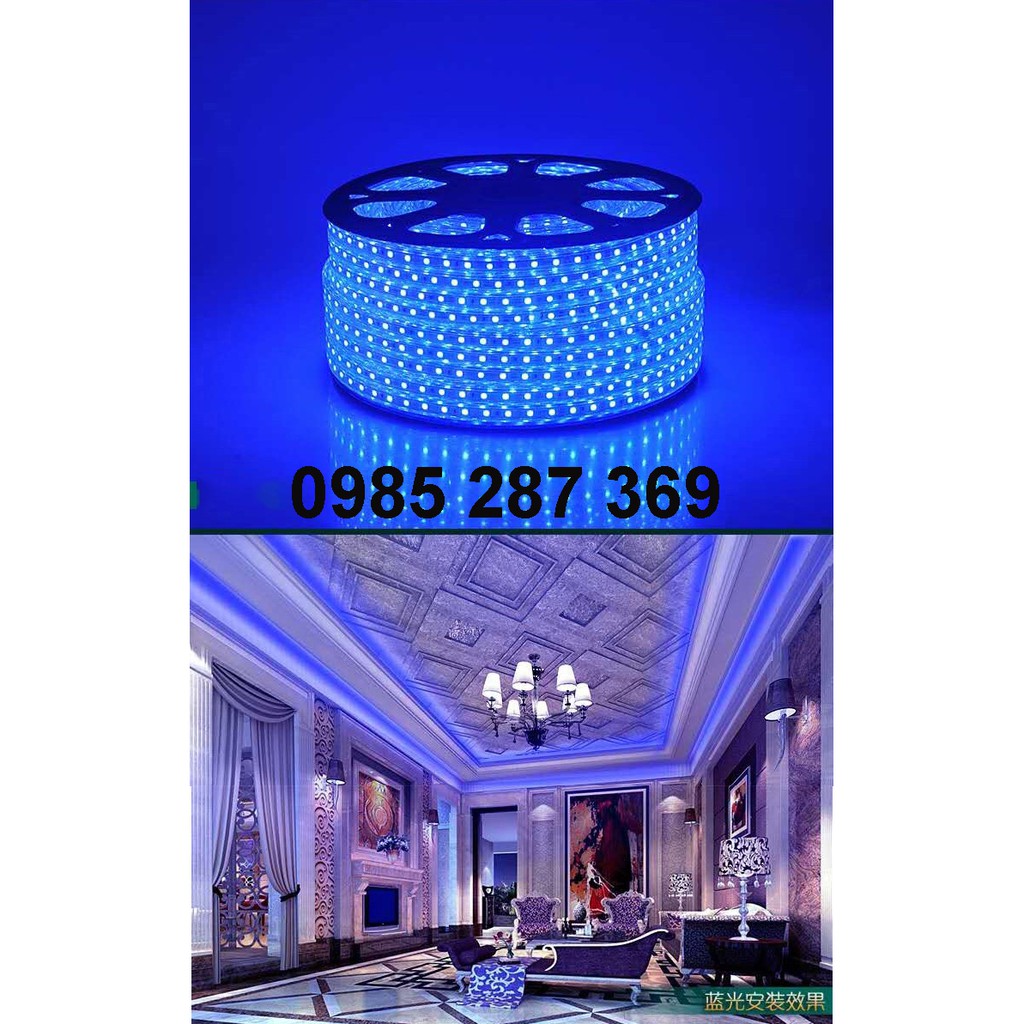 Dây LED nháy đổi 7 màu 5050 RGB 220V (5/10 mét) chưa kèm nguồn điều khiển