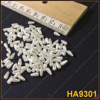 10 gram cườm gạo giọt nước 3 ly trắng - ha9301