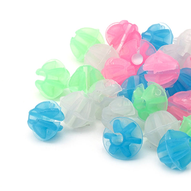 Set 36 Hạt Nhựa Dạ Quang Nhiều Màu Sắc Trang Trí Căm Xe Đạp