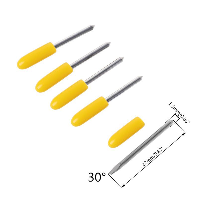 Set 5 Lưỡi Dao 30 45 60 Độ Chuyên Dụng Cho Máy Cắt Vinyl Pcut