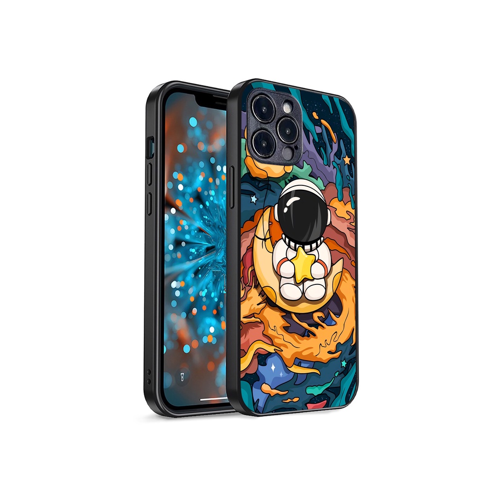 Ốp iphone cao cấp du hành vũ trụ cho iphone 13 12 pro max mini 11 pro max 7 8 6 s plus X r s max se 2020