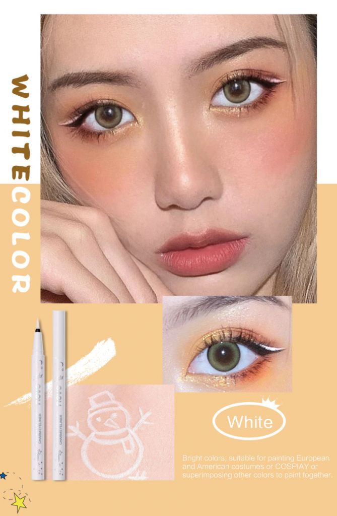 [Hàng mới về] Bút kẻ mắt NOVO dạng lỏng màu lì trang điểm lâu trôi mau khô kháng nước nhiều màu tùy chọn | BigBuy360 - bigbuy360.vn