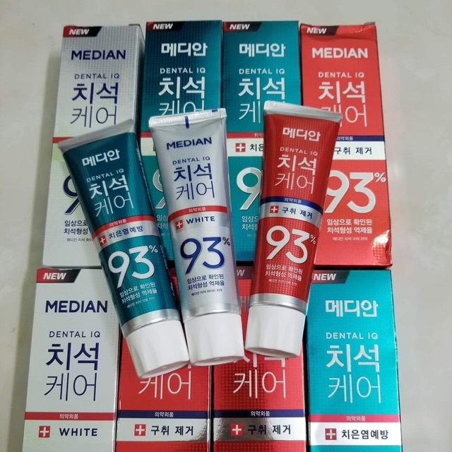 Kem đánh răng Hàn Quốc Median 93%