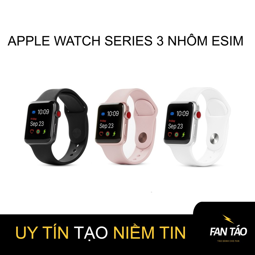 Đồng hồ Apple Watch series 3 42mm esim GIÁ RẺ - CHẤT LƯỢNG - Bảo hành 7 ngày
