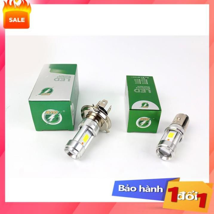 [Top sale] - Đèn pha xe máy led 3 chân H4/E01C siêu sáng