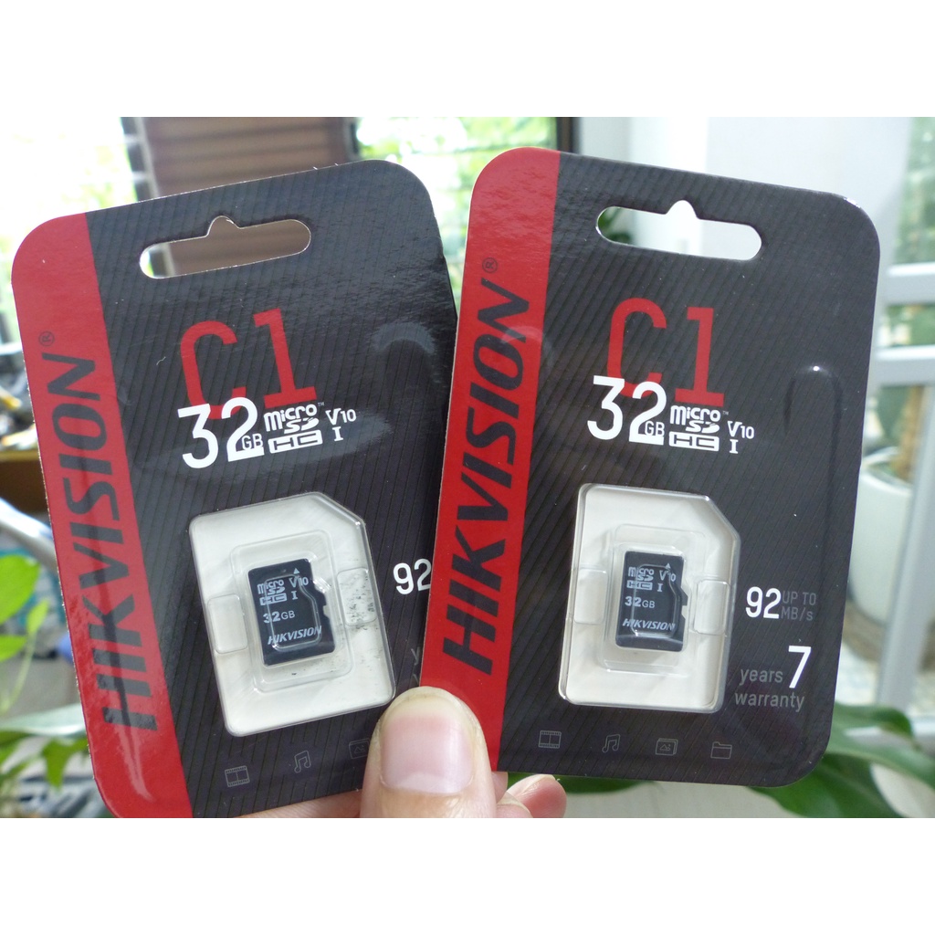 Thẻ nhớ micro SD chính hãng Hikvision 32gb 64gb tốc độ đọc 92 mb/s