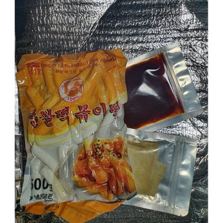 [COMBO 50K] BÁNH GẠO CAY HÀN QUỐC (500G tok + 100G sốt + 100G chả cá)( chỉ giao tại HÀ NỘI)