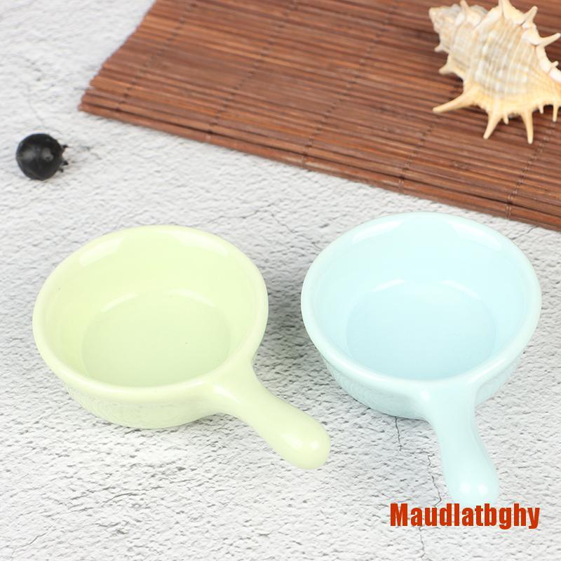 MAbghy 1Pc 1/6 Dollhouse Miniature Kitchen Cooking Ware Mini Ceramic Soup Pot 9