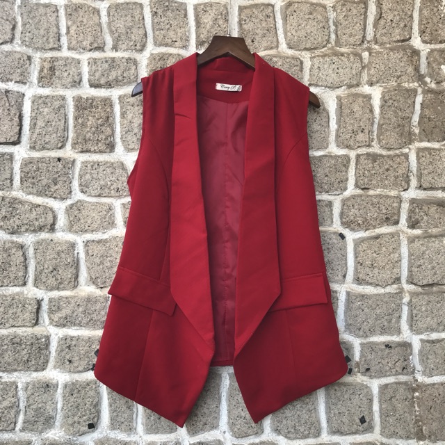 Áo khoác blazer nữ không tay - áo khoác vest nữ thời trang ulzzang