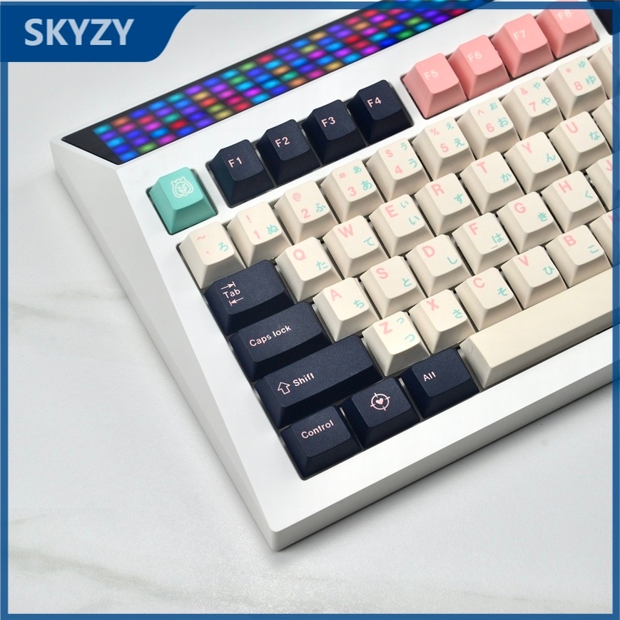 129 Phím Kill Eve Keycap Cherry Profile Nhật Bản PBT Dye Sub Bàn phím cơ học Keycap