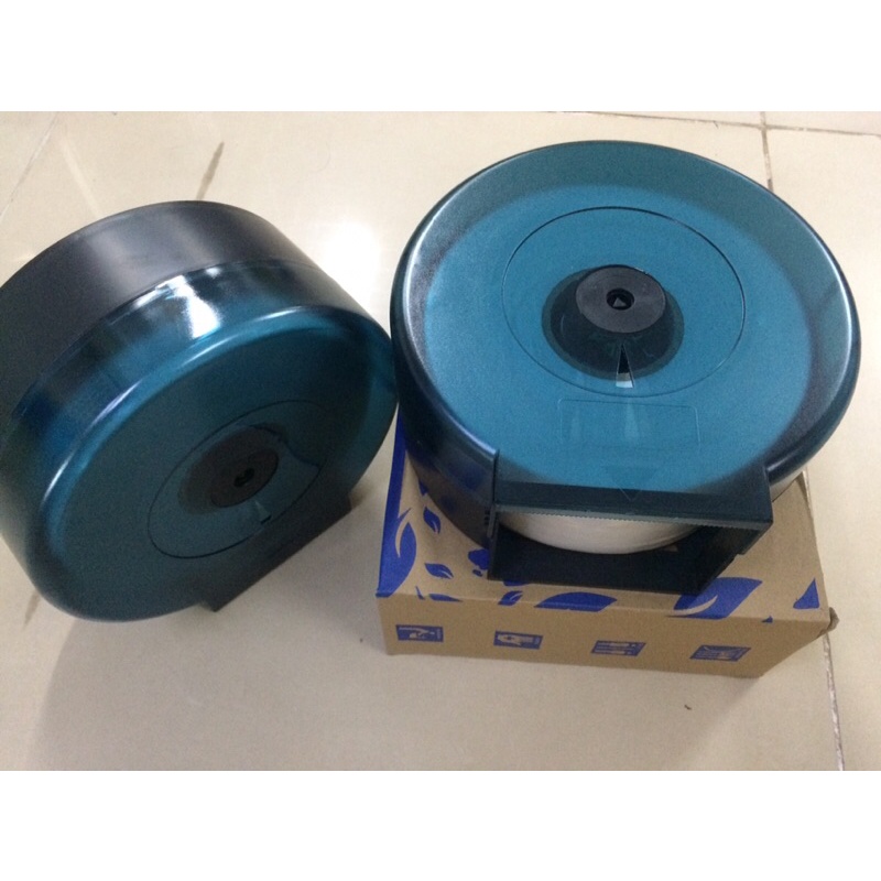 combo hộp đựng giấy vệ sinh công nghiệp + 10 cuộn giấy vệ sinh công nghiệp