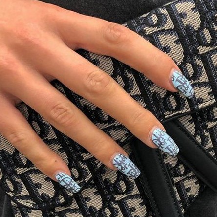 Sticker 3D Thương Hiệu Dior - Hình dán móng tay