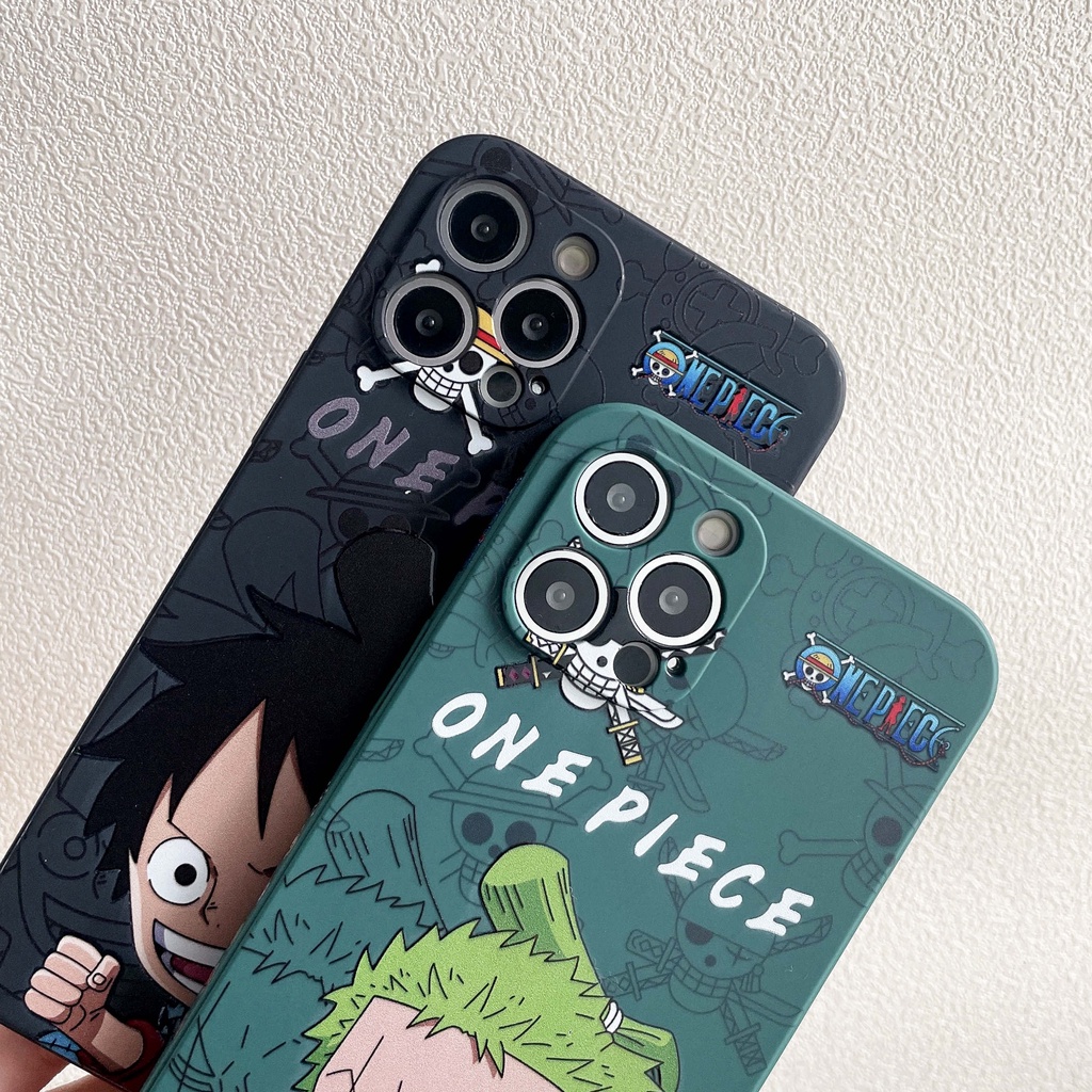 Ốp Điện Thoại Họa Tiết One Piece ZORO LUFFY Dành Cho for iPhone13Pro for iPhone12Pro XS for iPhone11 12Promax for iPhone12