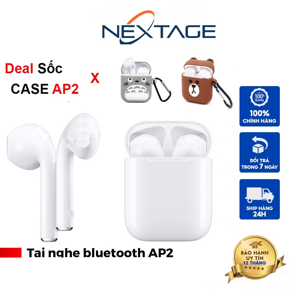 Tai Nghe Bluetooth A2 Bản Cao Cấp Đủ Chức Năng - Định Vị - Sạc Không Dây - Có Mic - Đổi Tên - Cảm Ứng Đa Điểm