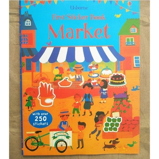 Dính dán - Usborne sticker book - Market