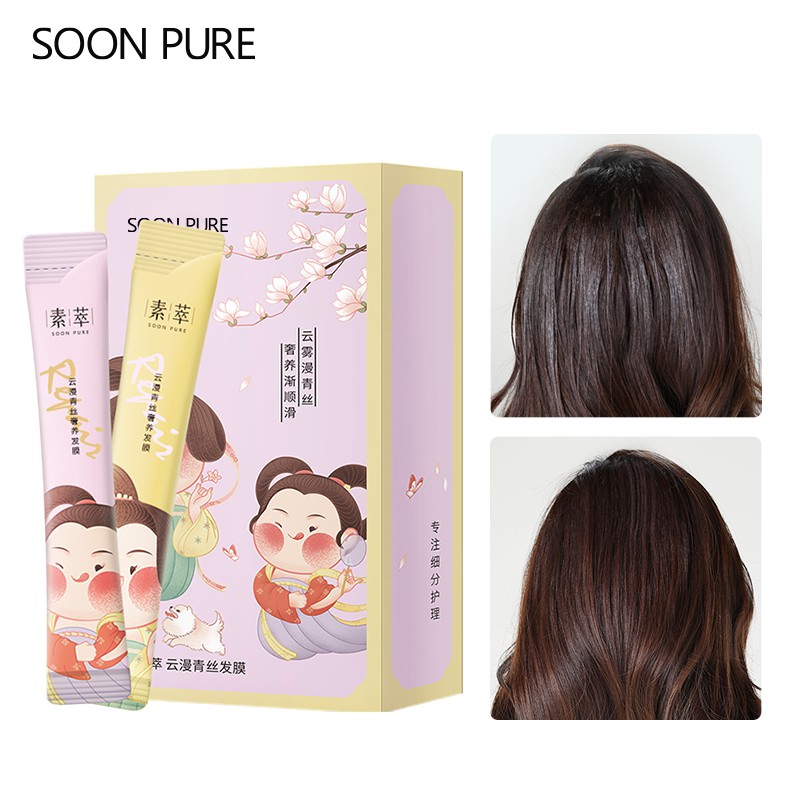 Se 10 Mặt Nạ Chăm Sóc Tóc SOON PURE 10g Nuôi Dưỡng Phục Hồi Tóc | BigBuy360 - bigbuy360.vn