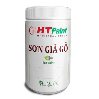 SƠN GIẢ GỖ HT Paint nội ngoại thất - dễ dàng sử dụng [LON 1L]