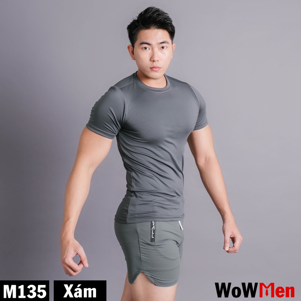 Áo Thun Nam Ngắn Tay Body Cotton 4 Chiều Tập Gym Thể Thao Chất Lượng Giá Rẻ | BigBuy360 - bigbuy360.vn