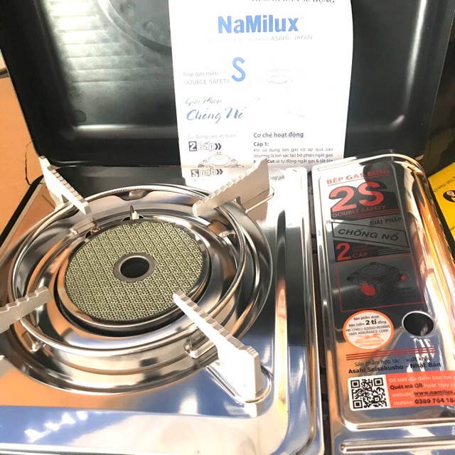 Bếp gas Inox du lịch hồng ngoại Namilux PM1817AS - 1927AS tiết kiệm gas