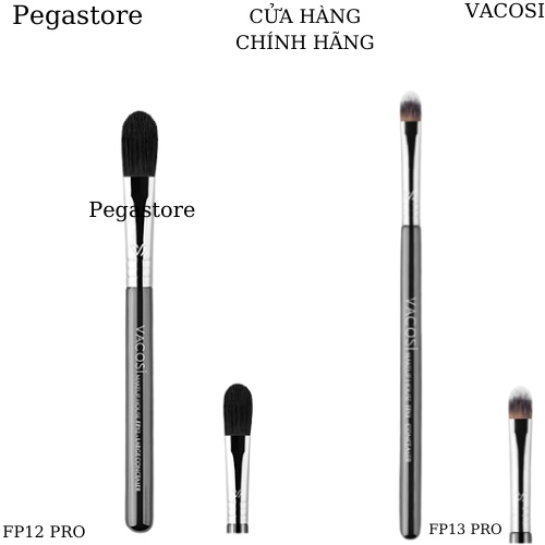 Cọ che khuyết điểm VACOSI PRO CONCEALER - Vacosi FP12 + Vacosi FP13