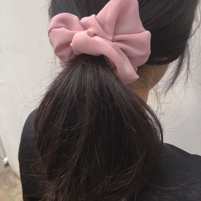 SCRUNCHIES CHIFFON sắc màu dễ thương - Chun tóc + VÒNG ĐEO TAY VẢI đẹp cá tính - Quà tặng bạn nữ ấn tượng ý nghĩa