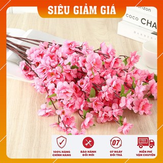 Cành Đào Cỡ Đại Cắm Lọ Lục Bình ( Hoa Đào Giả Cao Cấp)