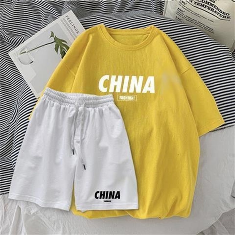 Bộ Đồ Thể Thao Ngắn Tay Thời Trang Mùa Hè Dành Cho Nam