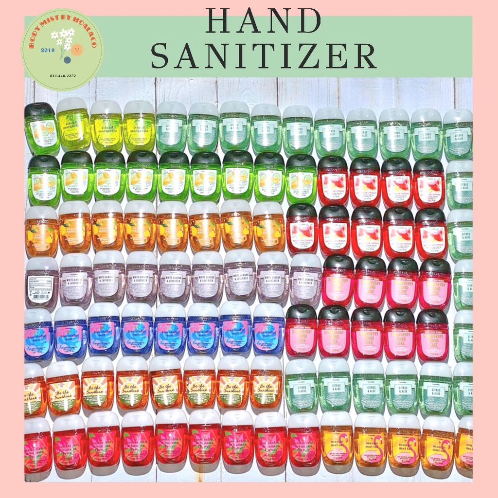 Nước rửa tay khô Hand Gel Bath & Body Works 29ml - Diệt khuẩn & tiện dụng