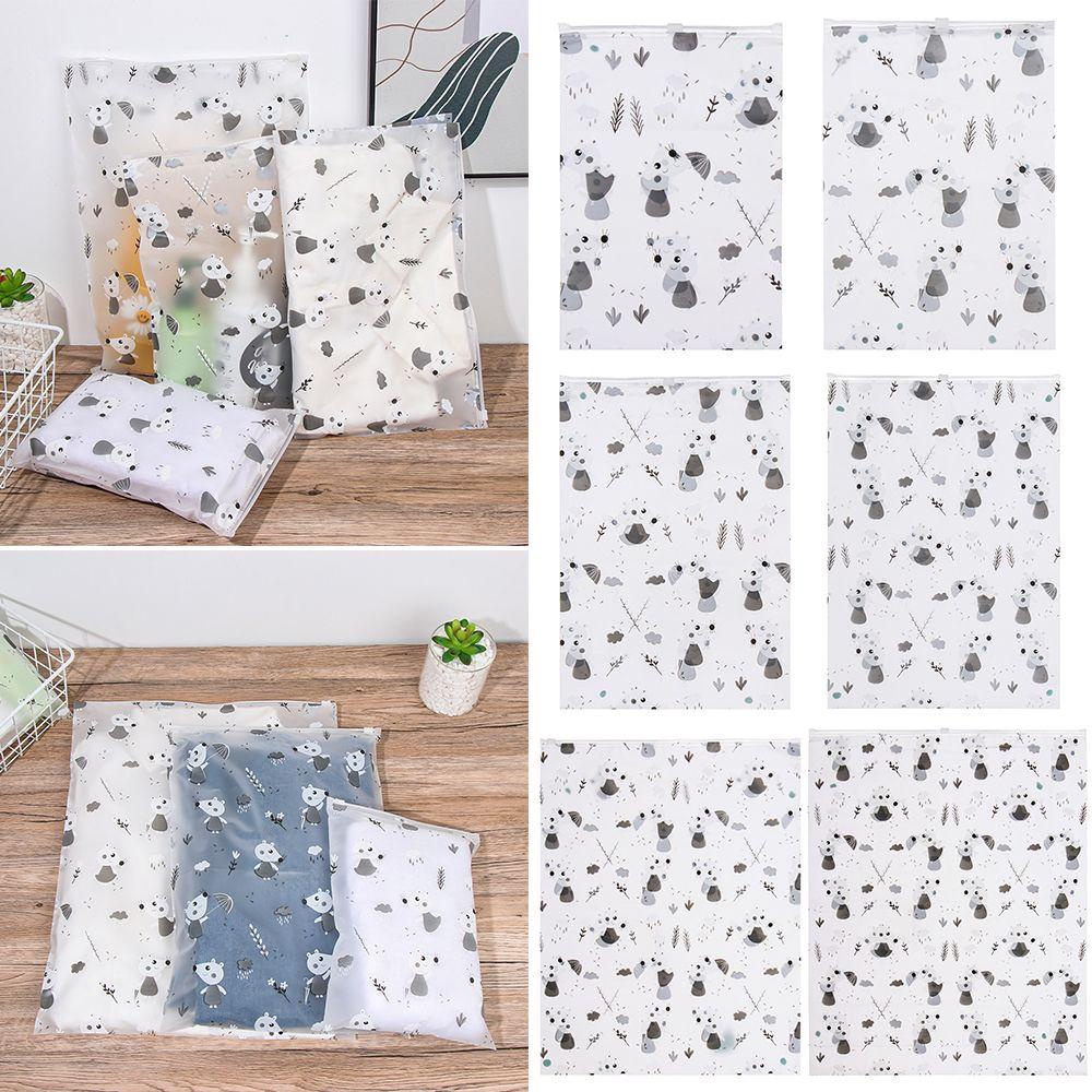 JUNE Túi Đựng Giày / Đồ Trang Điểm In Họa Tiết Xinh Xắn Tiện Dụng