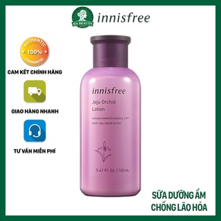 Sữa dưỡng ẩm chống lão hóa hoa lan tím innisfree Jeju Orchid Lotion 160ml săn chắc đàn hồi da