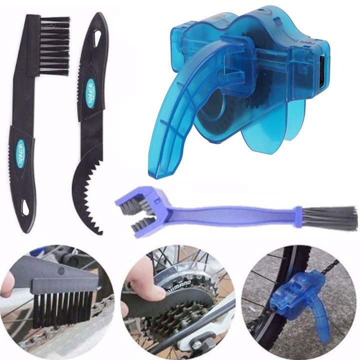 Bộ rửa xích xe đạp vệ xinh xích xe đạp, Bộ Dụng Cụ Chùi Chải Vệ Sinh Sên Xích, Xích Líp, Nhông Đĩa Cho Xe Đạp