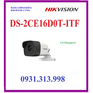 Camera HD-TVI 2.0 Megapixel HIKVISION DS-2CE16D0T-ITF