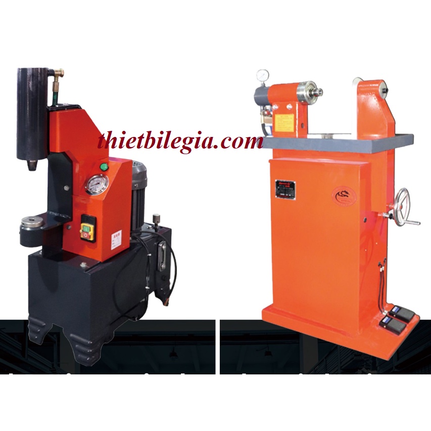 Máy tán má phanh ô tô