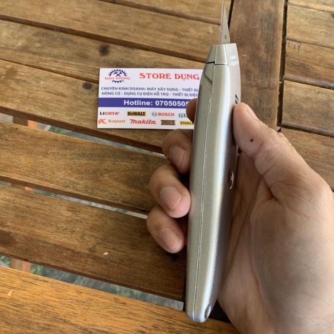 Dao cắt tiện dụng INGCO HUK615 61x19mm | Dao rọc giấy cao cấp | HUKB611