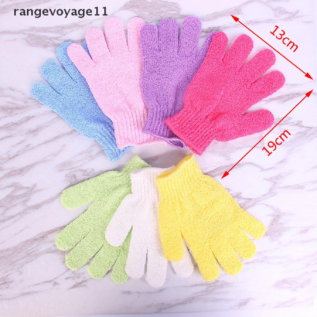 Găng Tay Tẩy Tế Bào Chết Khi Tắm Bằng Xơ Mướp