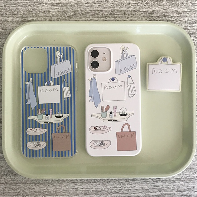Ốp Điện Thoại Phong Cách Retro Hàn Quốc Cho Iphone 14 / 13 Pro / 12 Pro Max / 12 Mini / 11 Xr