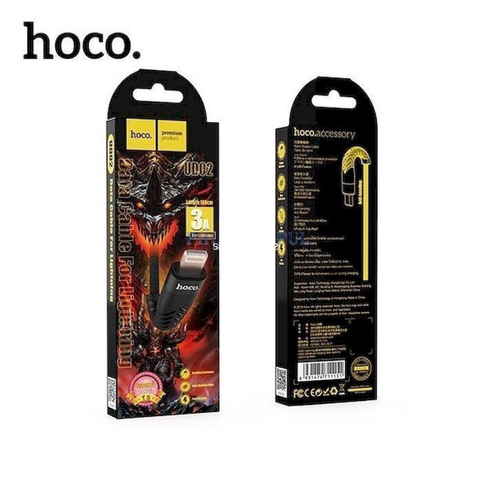 Cáp sạc nhanh HOCO UD02 Type-C (Dây dù, 1m, 3.0A)