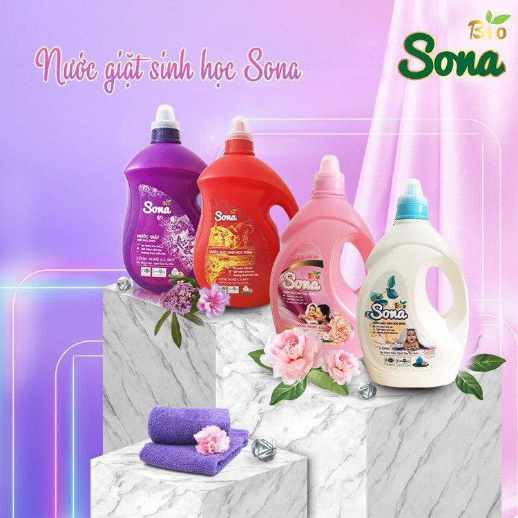 Nước Giặt SoNa Hương Anh Đào 3.6KG