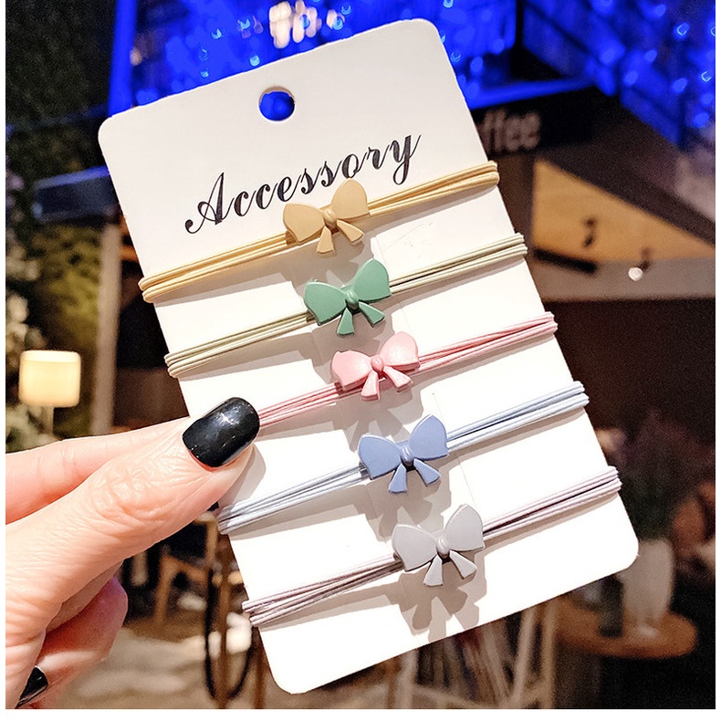 Chun buộc tóc Hình nơ dễ thương sỉ #1k Hamin