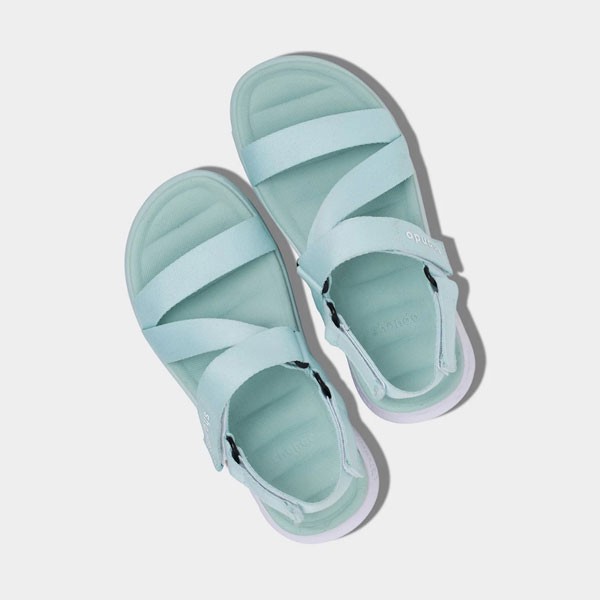 Sandals Shondo F6 sport ombre đế 2 màu xanh mint trắng F6S0442