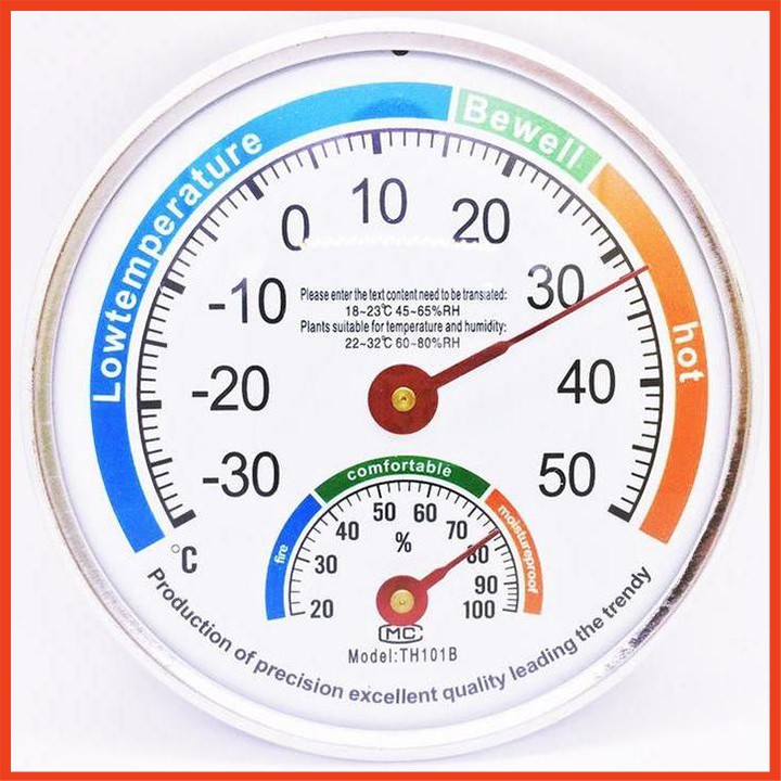 Nhiệt Ẩm Kế Cơ Học Thermometer TH101B - Thiết Bị Chuyên Dụng Để Đo Độ Ẩm Và Nhiệt Độ