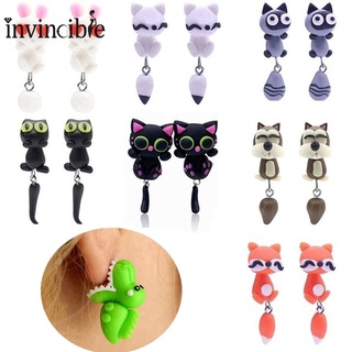 Khuyên tai mềm đẻo hình động vật dễ thương thời trang