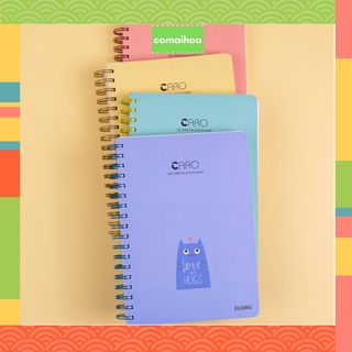Sổ tay lò xo klong cute caro B5 MS297