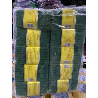 miếng cước xanh rửa chén lớn(1 bó 10 miếng )